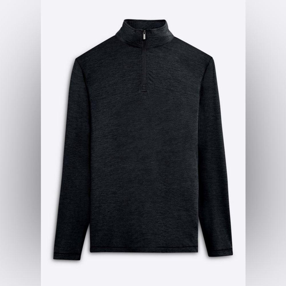 Bugatchi 1/4 Zip Sweater Heathered Grey XL